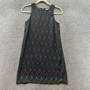 Staring at Stars Mini Shift Dress Women XS Geometric Lightweight Polyester Boho‎